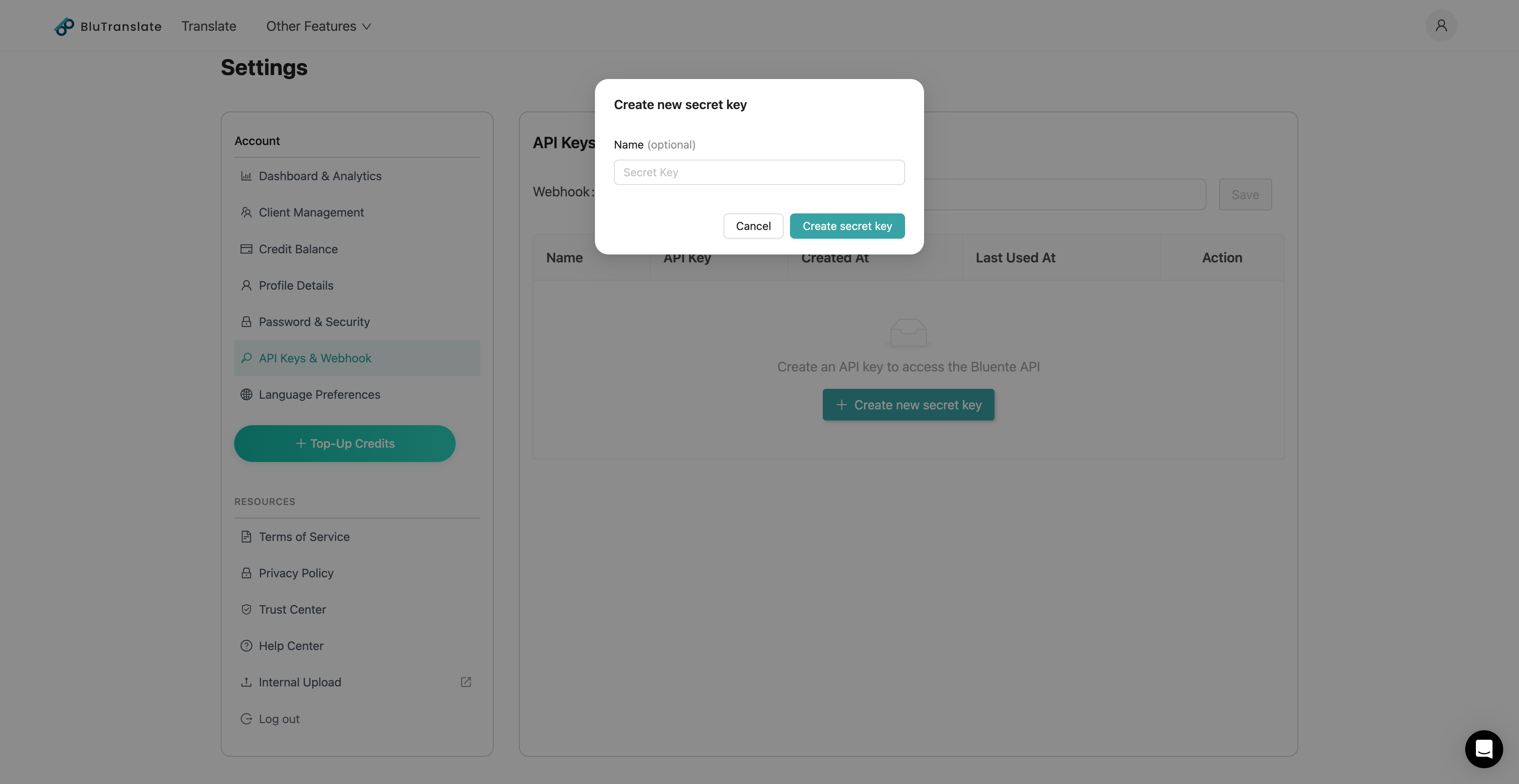 API Key