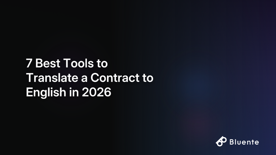 7 Best Tools to Translate a Contract to English in 2026