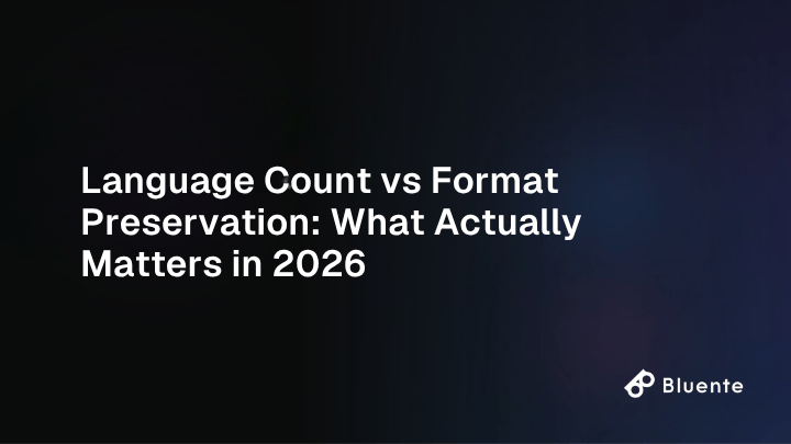 Language Count vs Format Preservation: What Actually Matters in 2026