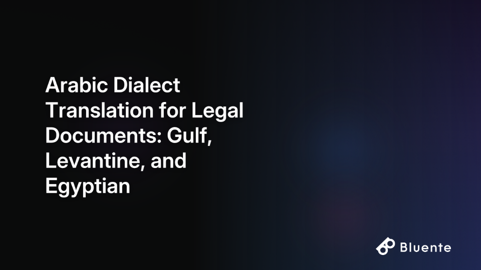 Arabic Dialect Translation for Legal Documents: Gulf, Levantine, and Egyptian