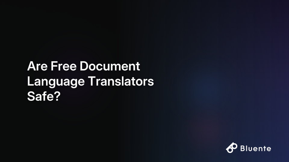 Are Free Document Language Translators Safe?