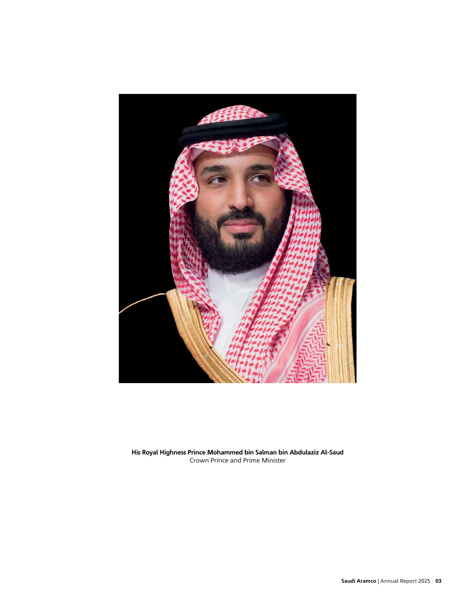 English original, Saudi Aramco annual report excerpt, PDF page 5 of 11